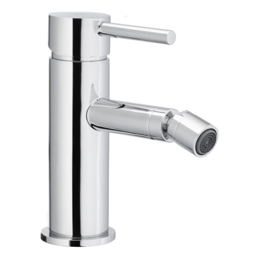 KFA Armatura 5037-015-00 - Grifo para bidé + desagüe con rebosadero MOZA cromo brillante