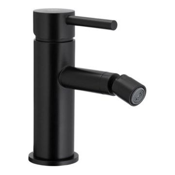 KFA Armatura 5037-015-81 - Grifo para bidé + desagüe con rebosadero MOZA negro mate