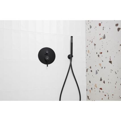 KFA Armatura 5039-501-81 - Grifería de ducha con grifo empotrado MOZA mate negro