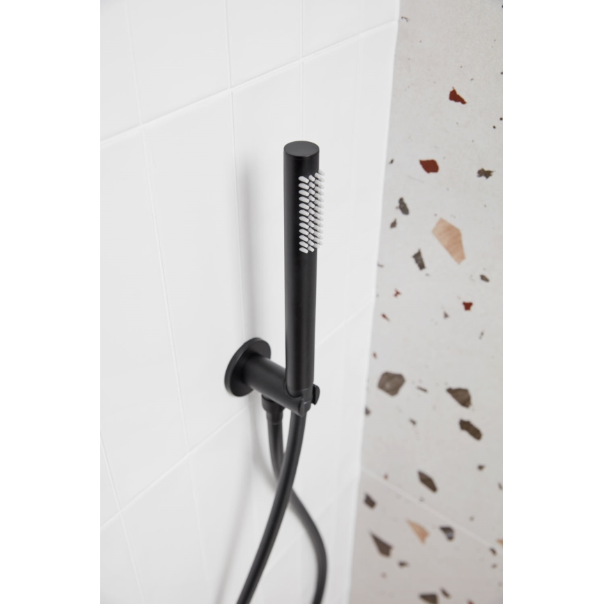 KFA Armatura 5039-501-81 - Grifería de ducha con grifo empotrado MOZA mate negro