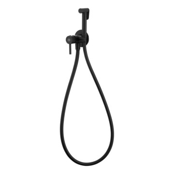 KFA Armatura 5039-512-81 - Grifo empotrado para bidé con ducha MOZA mate negro