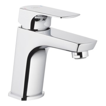KFA Armatura 5532-815-00 - Grifo de lavabo + desagüe con rebosadero MOKAIT 13,9 cm cromo brillante