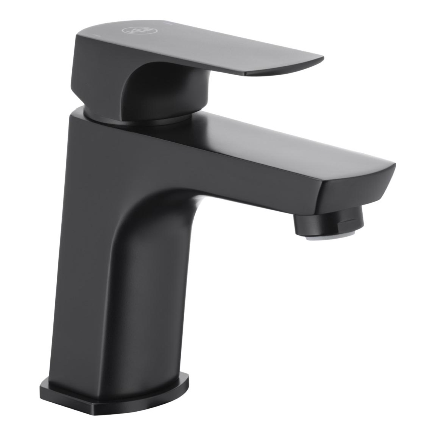 KFA Armatura 5532-815-81 - Grifo de lavabo + desagüe con rebosadero MOKAIT 13,9 cm latón/mate negro