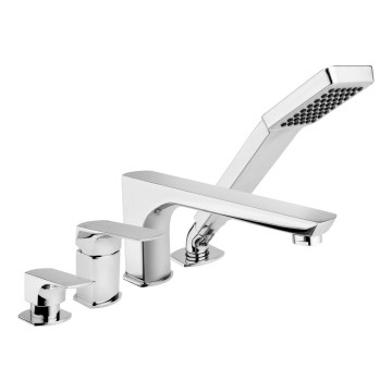 KFA Armatura 5535-210-00 - Grifo de bañera 4 agujeros MOKAIT cromo brillante