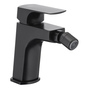 KFA Armatura 5537-015-81 - Grifo para bidé + desagüe con rebosadero MOKAIT latón/mate negro