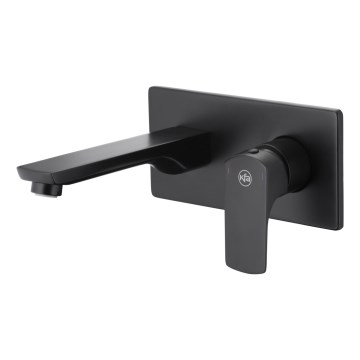 KFA Armatura 5539-810-81 - Grifo de lavabo para instalación empotrada MOKAIT latón/mate negro