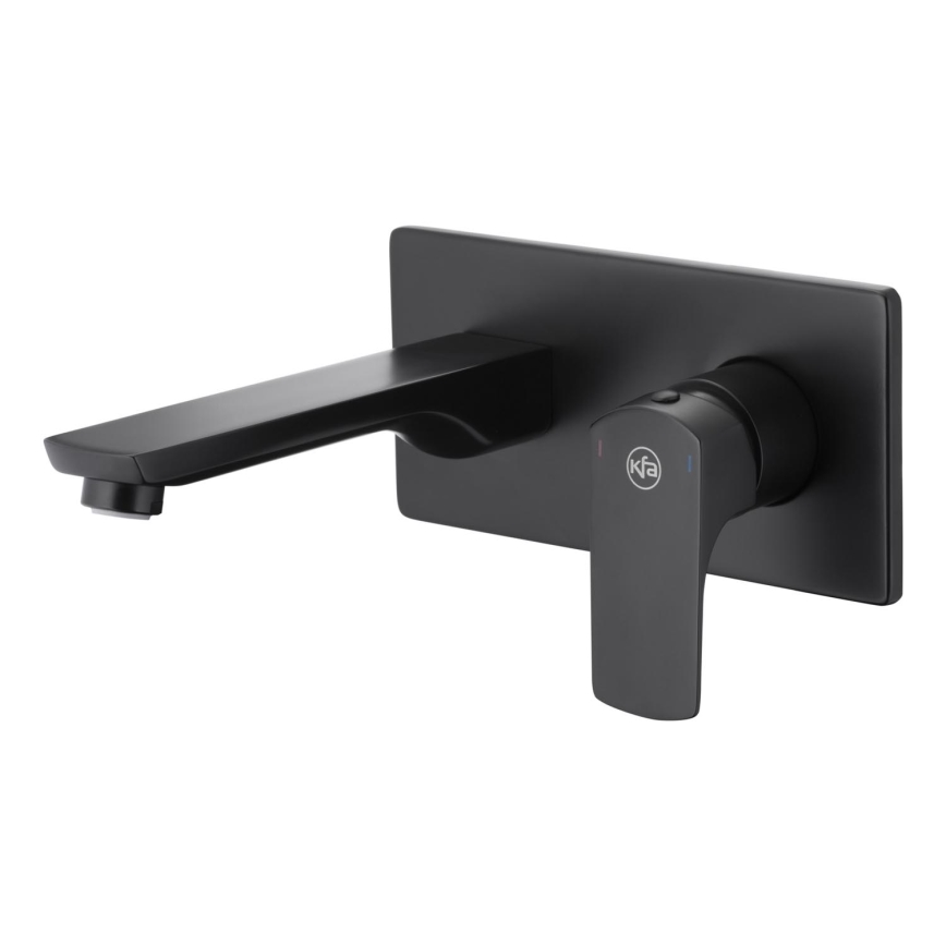 KFA Armatura 5539-810-81 - Grifo de lavabo para instalación empotrada MOKAIT latón/mate negro