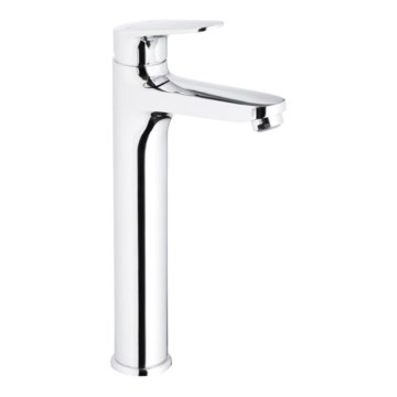 KFA Armatura 5552-712-00 - Grifo de lavabo + desagüe con rebosadero OTAVA 30,2 cm cromo brillante