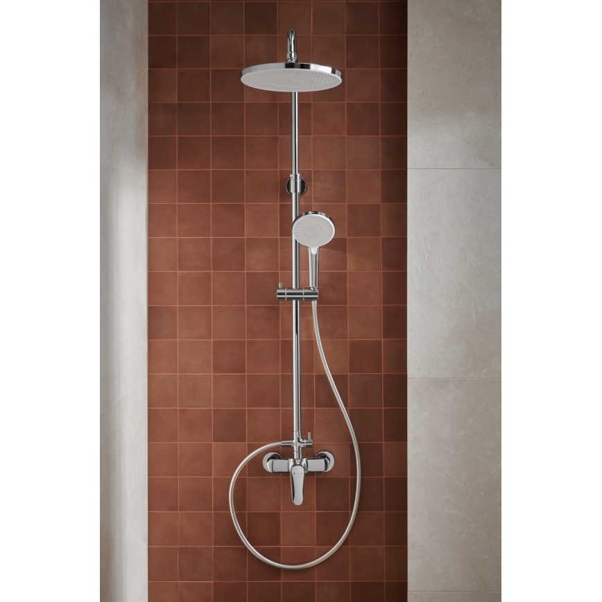 KFA Armatura 5556-910-00 - Conjunto de ducha con grifo OTAVA cromo brillante