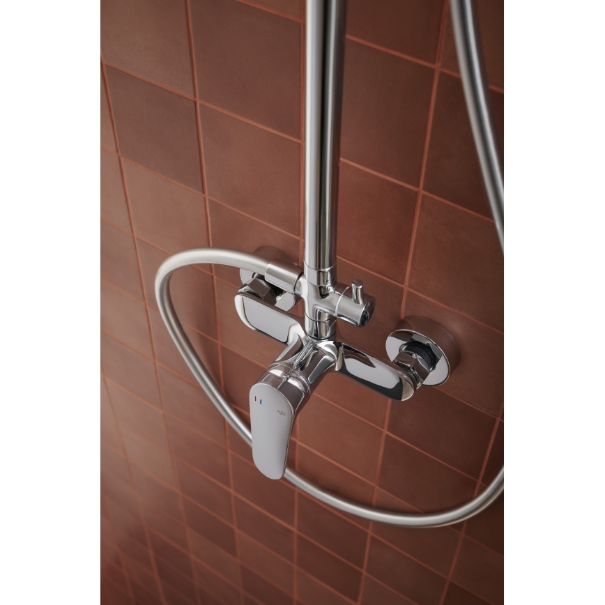 KFA Armatura 5556-910-00 - Conjunto de ducha con grifo OTAVA cromo brillante