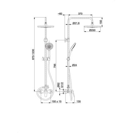 KFA Armatura 5556-910-00 - Conjunto de ducha con grifo OTAVA cromo brillante