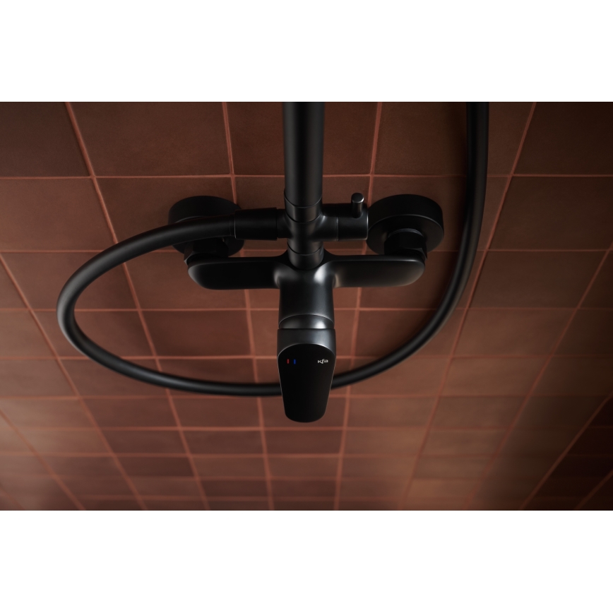 KFA Armatura 5556-910-81 - Conjunto de ducha con grifo OTAVA latón/mate negro