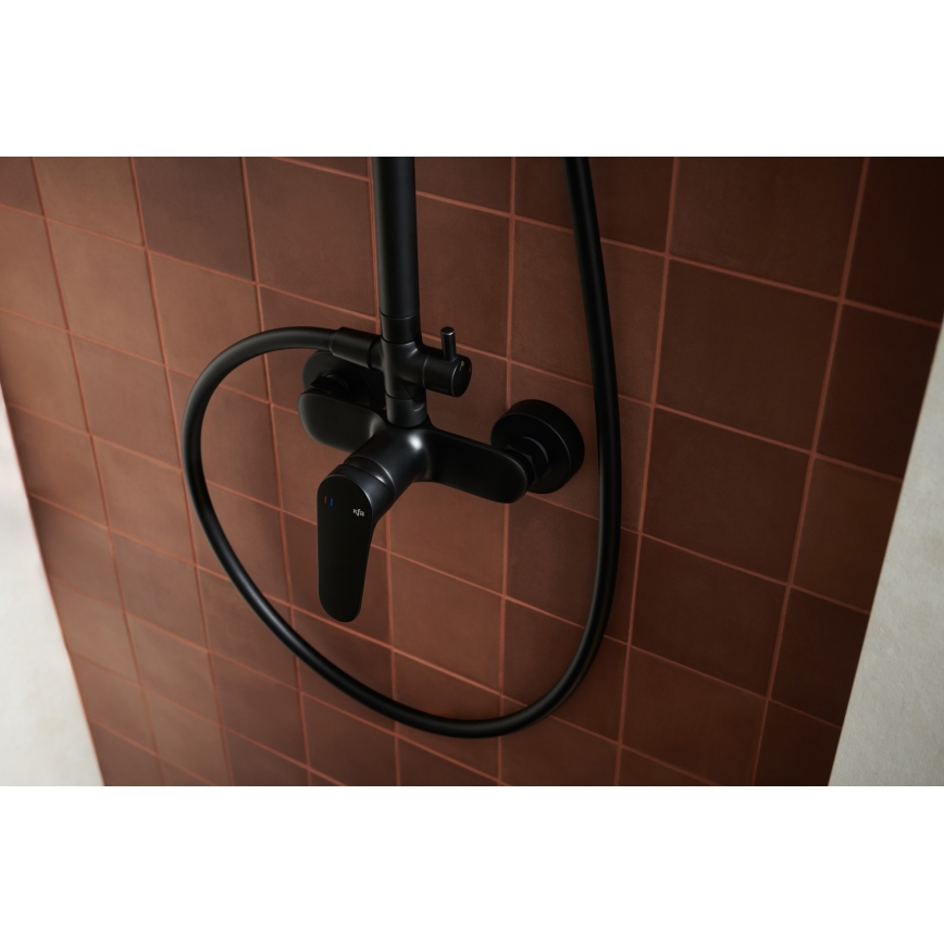 KFA Armatura 5556-910-81 - Conjunto de ducha con grifo OTAVA latón/mate negro