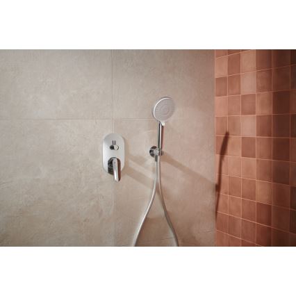 KFA Armatura 5559-501-00 - Juego de ducha con grifo empotrado OTAVA cromo brillante