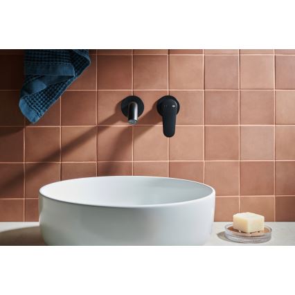 KFA Armatura 5559-810-81 - Grifo de lavabo para instalación empotrada OTAVA mate negro