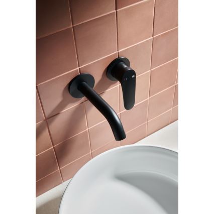 KFA Armatura 5559-810-81 - Grifo de lavabo para instalación empotrada OTAVA mate negro
