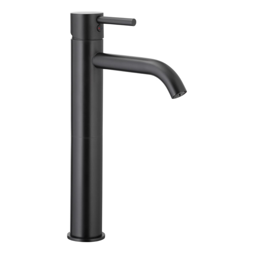 KFA Armatura 5822-612-81 - Grifo de lavabo NEDA 29,5 cm latón/mate negro