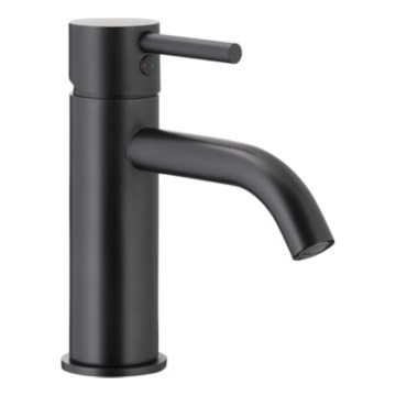 KFA Armatura 5822-815-81 - Grifo de lavabo + desagüe NEDA 16,5 cm latón/mate negro