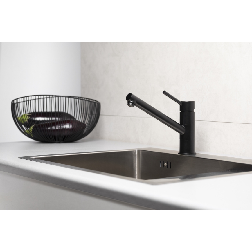 KFA Armatura 6533-915-81 - Grifo de fregadero ANDRA latón/mate negro
