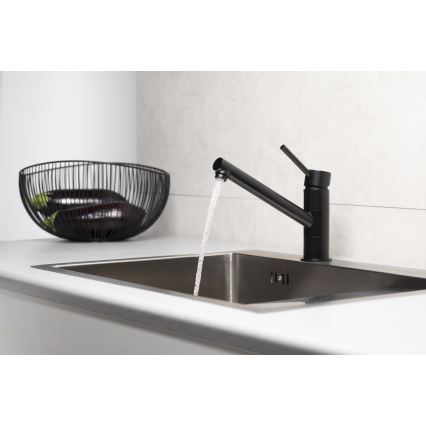KFA Armatura 6533-915-81 - Grifo de fregadero ANDRA latón/mate negro