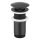 KFA Armatura 660-253-81 - Desagüe para lavabo sin rebosadero CLICK-CLACK diá. 6,6 cm latón/mate negro