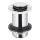 KFA Armatura 660-353-00 - Desagüe para lavabo sin rebosadero CLICK-CLACK diá. 6,2 cm cromo brillante