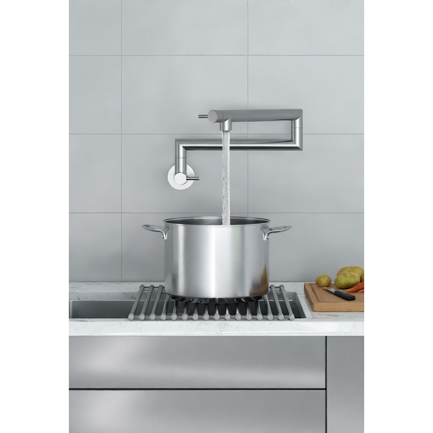 KFA Armatura 6623-030-22 - Grifo de cocina con articulación DUERO POT FILLER acero inoxidable
