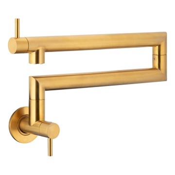 KFA Armatura 6623-030-31 - Grifo de cocina con articulación DUERO POT FILLER acero inoxidable/oro cepillado