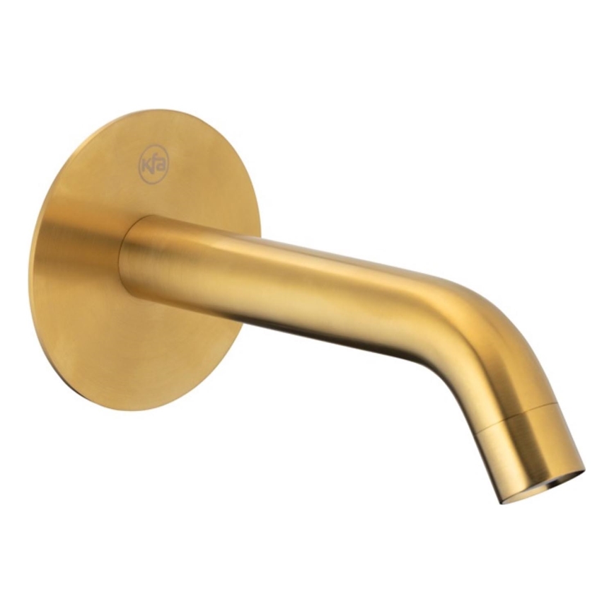KFA Armatura 836-004-31 - Caño para instalación empotrada MOZA latón/oro cepillado