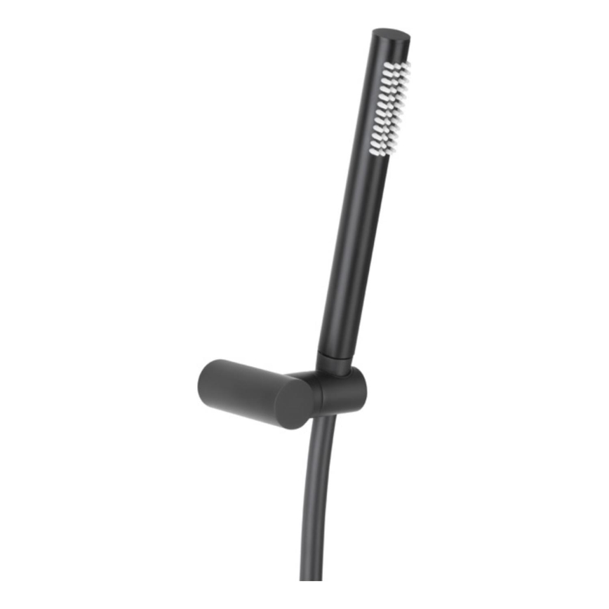 KFA Armatura 841-225-81 - Juego de ducha MOZA acero inoxidable/mate negro