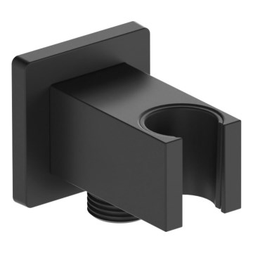KFA Armatura 845-051-81 - Portaducha angular con salida LOGON latón/mate negro