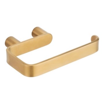 KFA Armatura 864-022-31 - Portarrollos de papel higiénico acero inoxidable/oro cepillado