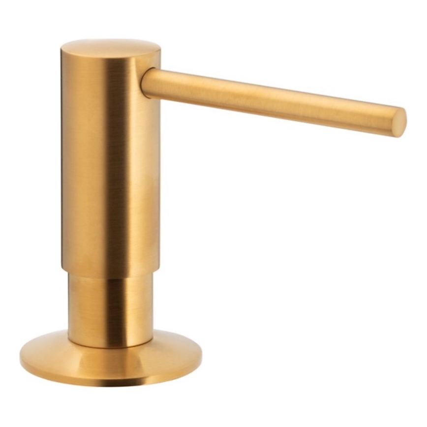 KFA Armatura 990-100-31 - Dispensador de jabón empotrado DUERO acero inoxidable/oro cepillado