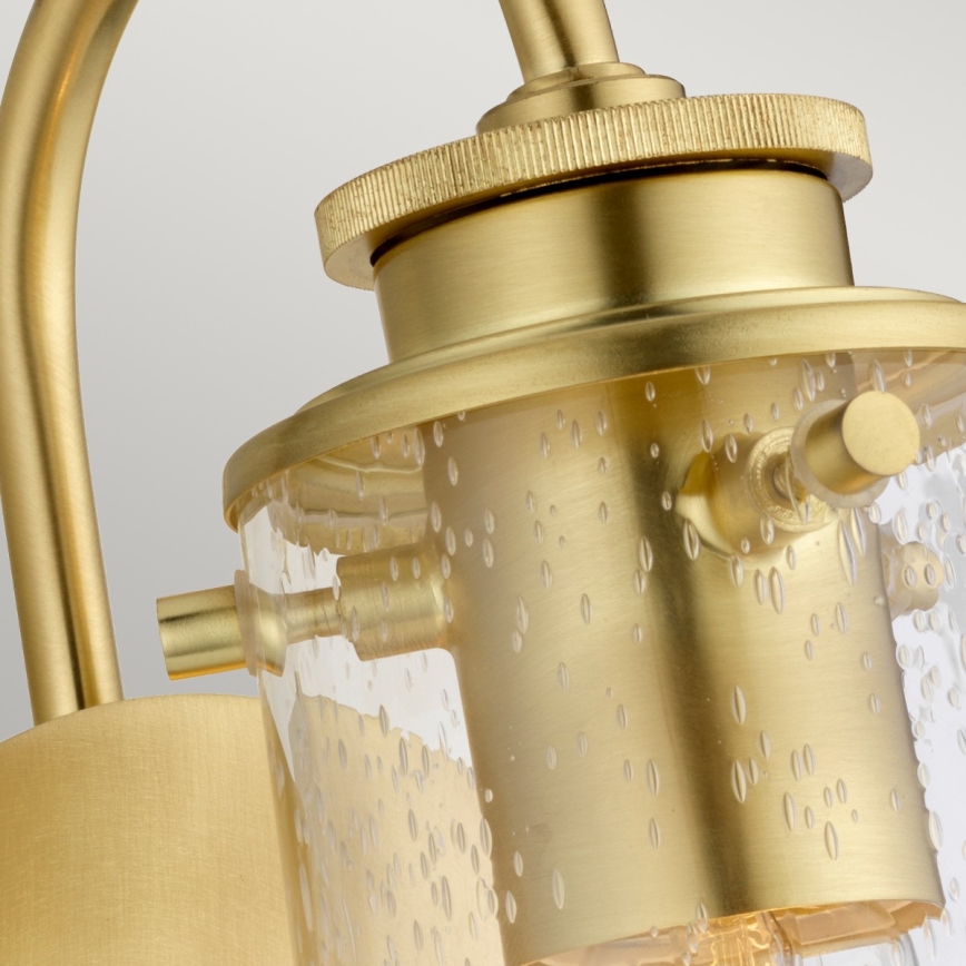 Kichler -  Aplique de baño BRAELYN 1xE27/40W/230V IP44 dorado
