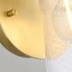 Kichler -  Aplique de baño BRAELYN 1xE27/40W/230V IP44 dorado