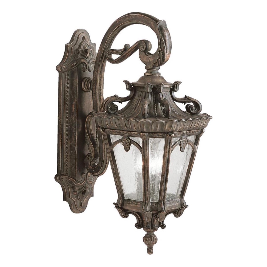 Kichler - Aplique de exterior TOURNAI 3xE14/60W/230V IP44