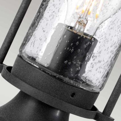 Kichler - Lámpara de exterior RIVERWOOD 1xE27/60W/230V IP44 negro