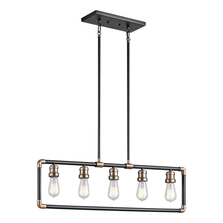 Kichler - Lámpara colgante IMAHN 5xE27/60W/230V