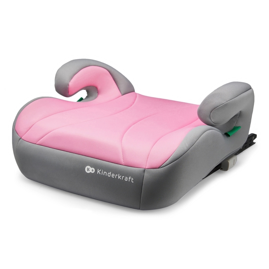 KINDERKRAFT - Asiento elevador para coche I-BOOST i-Tamaño 135-150 cm rosa