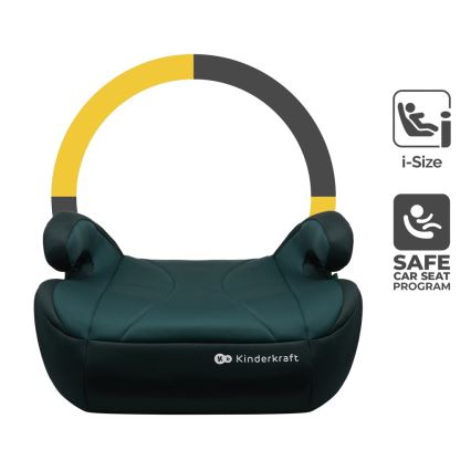 KINDERKRAFT - Asiento elevador para coche I-BOOST i-Tamaño 135-150 cm verde