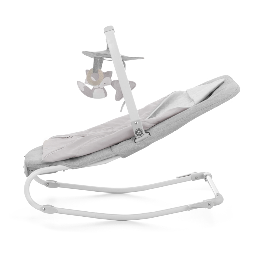 KINDERKRAFT - Balancín vibrador para bebés Con una melodía FELIO 2 gris