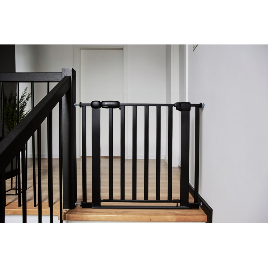 KINDERKRAFT - Barrera de seguridad LOCK&GO 75-103 cm negro