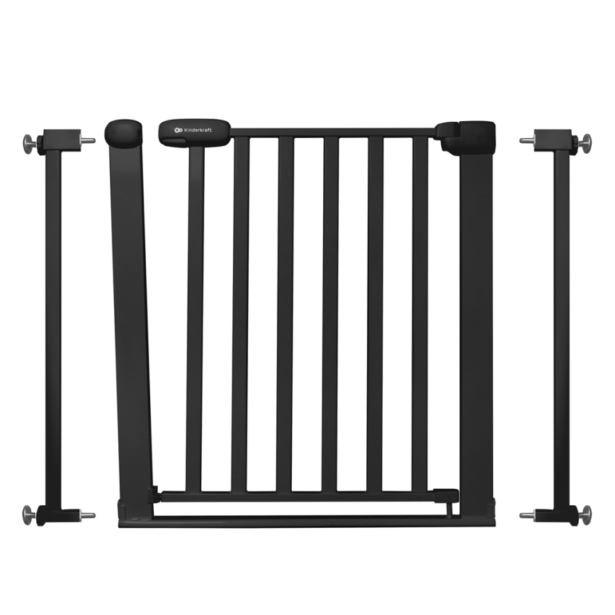 KINDERKRAFT - Barrera de seguridad LOCK&GO 75-103 cm negro