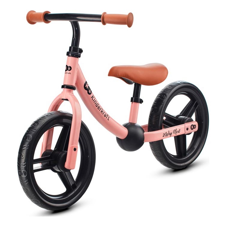 KINDERKRAFT - Bicicleta de empuje 2WAY NEXT rosa