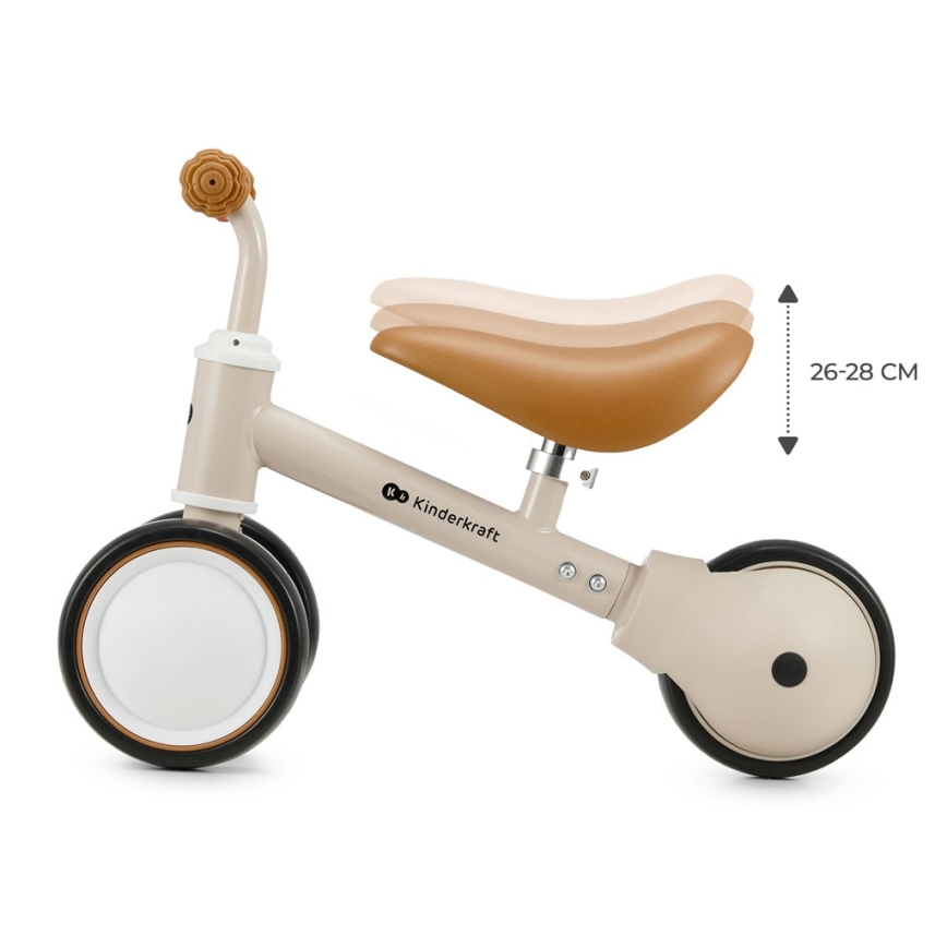 KINDERKRAFT - Bicicleta de empuje CUTIE beige