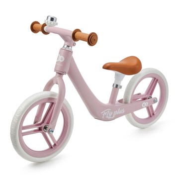 KINDERKRAFT - Bicicleta de empuje FLY PLUS Powder rosa