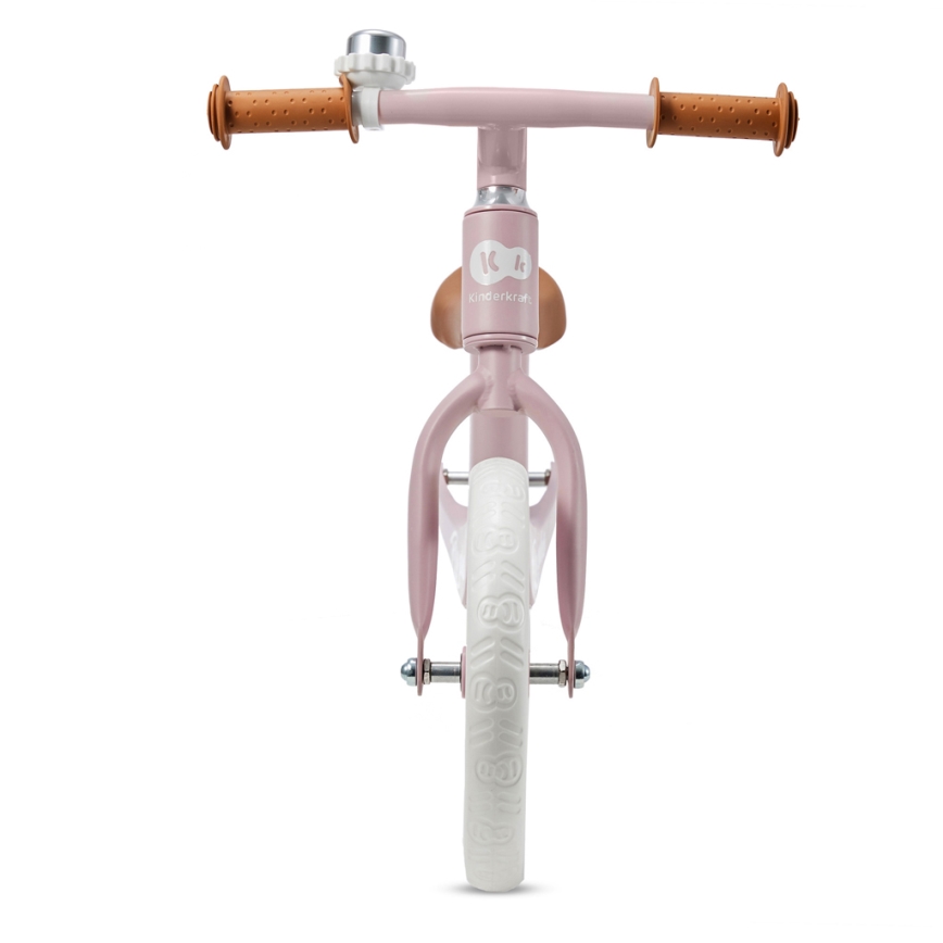 KINDERKRAFT - Bicicleta de empuje FLY PLUS Powder rosa