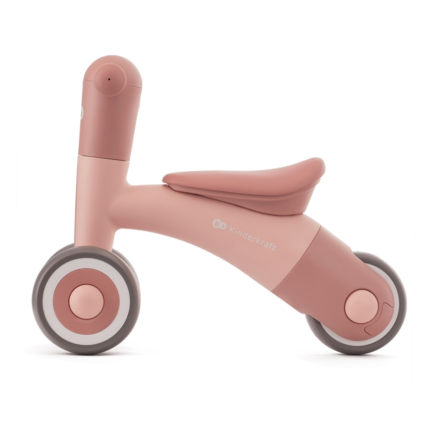 KINDERKRAFT - Bicicleta de empuje MINIBI Premium rosa