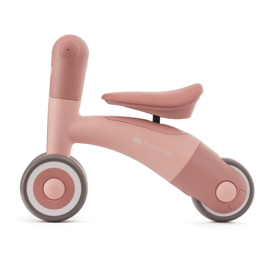 KINDERKRAFT - Bicicleta de empuje MINIBI Premium rosa