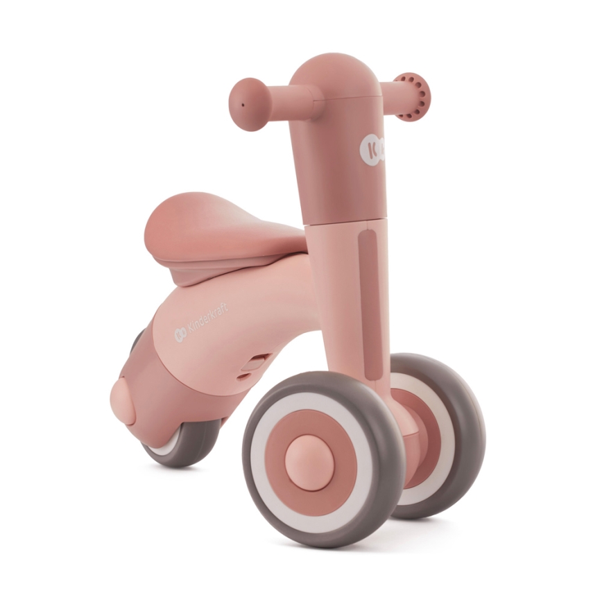 KINDERKRAFT - Bicicleta de empuje MINIBI Premium rosa